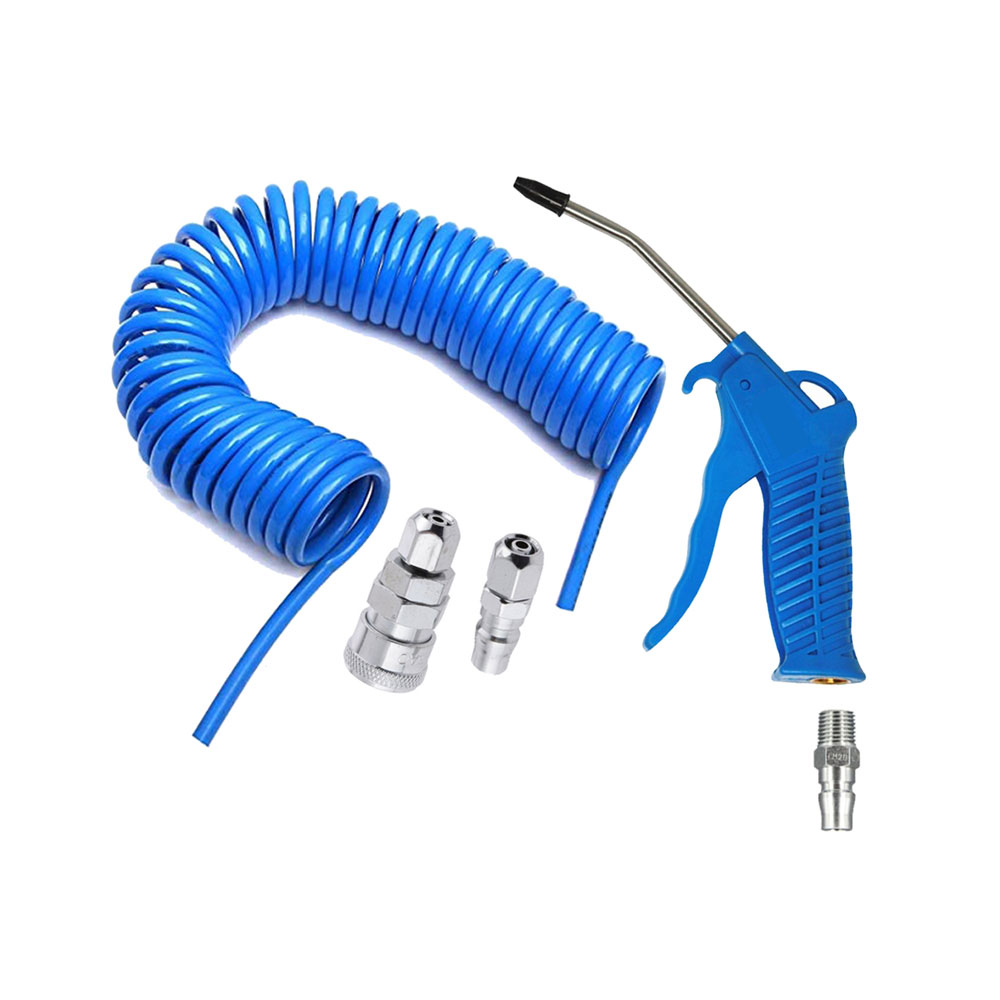 HOSEMART PU Coil 8mm X 5mm 10 Meter Long With SP20 PP20 Air Blow 